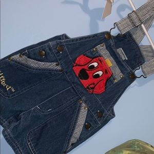 Clifford Jean toddler/baby overalls